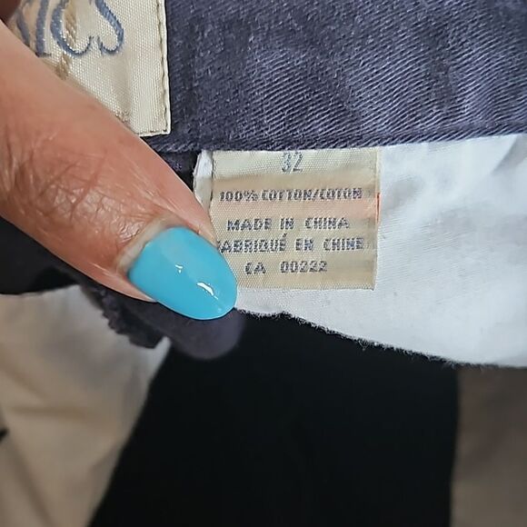 R&R Classic Men's Cotton Shorts Navy Blue Size 32 - Picture 6 of 16